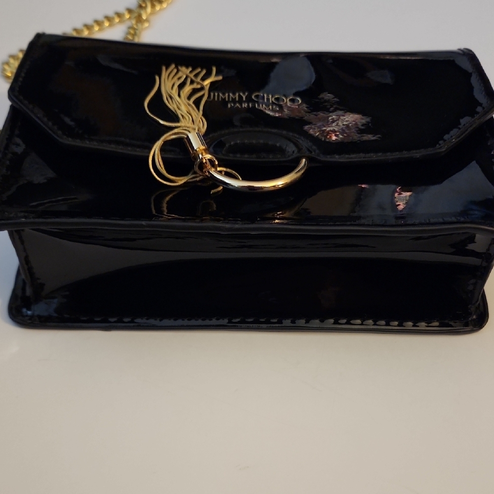 Jimmy Choo Parfumes Logo Tassel Crossbody. - Picture 9 of 11